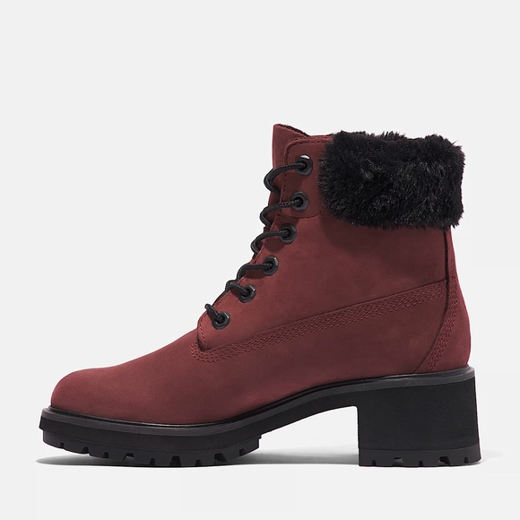 New Timberland Tinsley Waterpoof 6 inch Boot in Burgundy with box - Picture 6 of 7